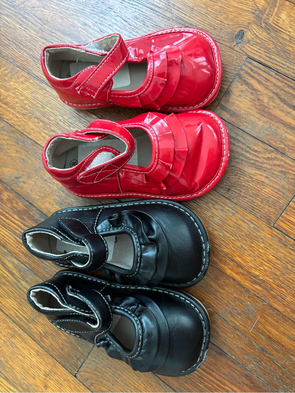 Bundle of toddler squeak shoes